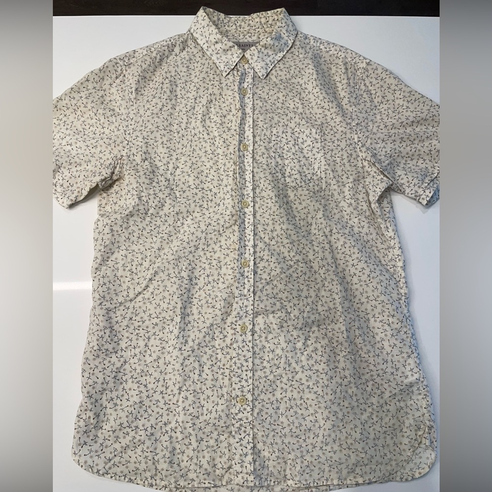 AllSaints short sleeve button down shirt